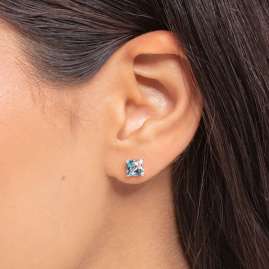 Thomas Sabo H2116-638-1 Ladies' Earrings Blue Stone with Star Silver