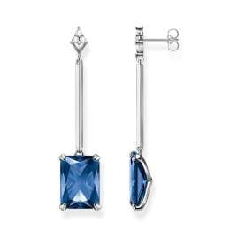 Thomas Sabo H2176-166-1 Ladies' Dangle Earrings Blue Stone