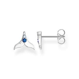 Thomas Sabo H2228-644-1 Women's Stud Earrings Fin Tail with Blue Stones
