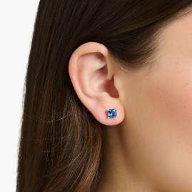 Thomas Sabo H2174-699-32 Women's Stud Earrings Blue Stone Silver