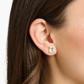 Thomas Sabo H2201-414-14 Ladies' Stud Earrings Gold Tone White Stone