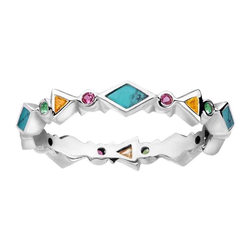 Thomas Sabo TR2229-984-7 Ladies´ Ring Colourful Stones