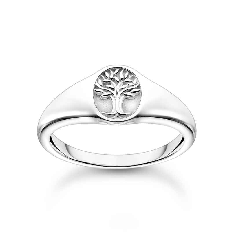 Thomas Sabo TR2374-001-21 Ladies' Signet Ring Silver Tree of Love