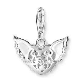 Thomas Sabo 0626-051-14 Charm Pendant Heart with Wings Silver