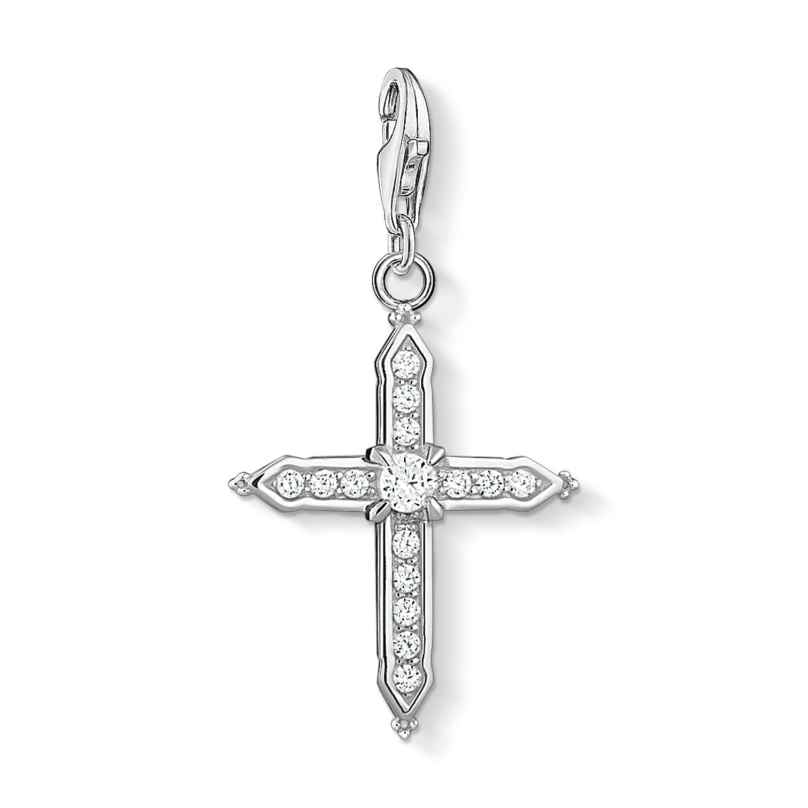 Thomas Sabo 1732-051-14 Charm Pendant Cross Silver with Cubic Zirconia 4051245433104