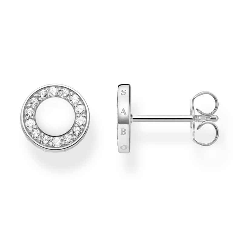Thomas Sabo H2061-051-14 Ladies' Silver Stud Earrings Circles 4051245454109