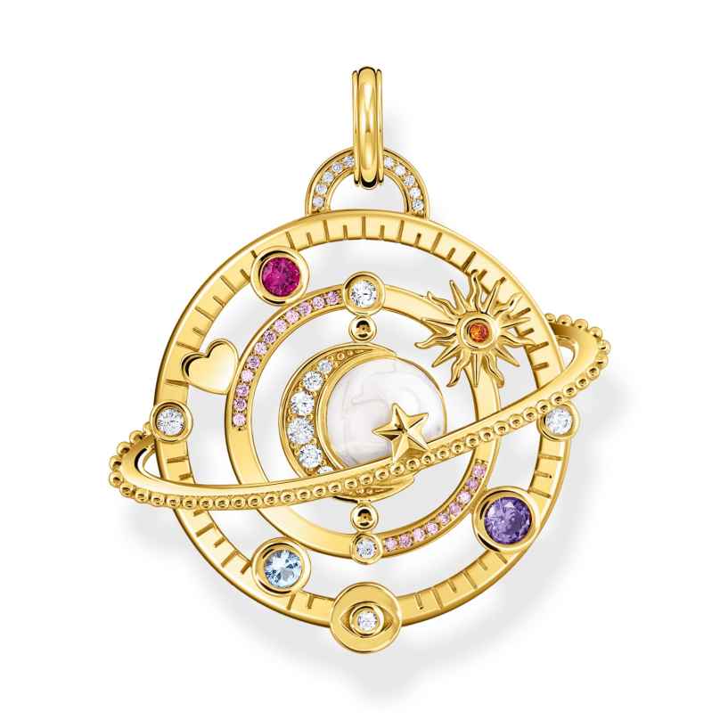 Thomas Sabo PE953-776-7 Pendant with Planetary Ring Gold Plated 4051245563658