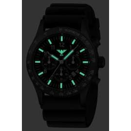 KHS PLABSSC.DB Herren-Solaruhr Platoon Chronograph Schwarz