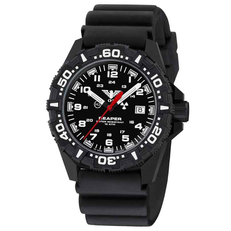 KHS RE2F.DB Men's Watch Reaper MKII with Diver's Strap 4260654093360