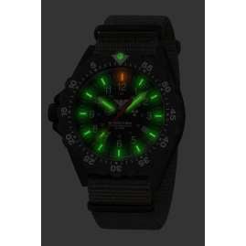 KHS SH2HC.NSGO Herrenuhr Quarz Shooter MKII mit Natoband Oliv
