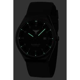 KHS SLIBS.SB Herren-Armbanduhr Slingshot Quarz Schwarz
