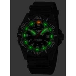 KHS RE2F.NB Men's Watch with Textile Strap Reaper MKII