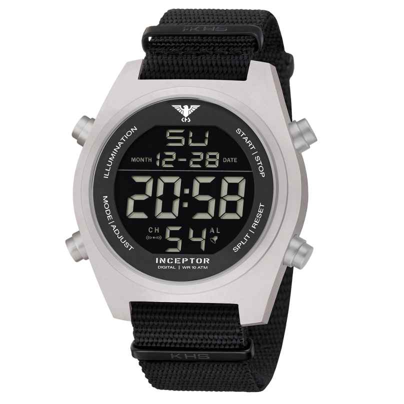 KHS KHS.INCSD.NB Men's Wristwatch Inceptor Steel Digital 4260446989000