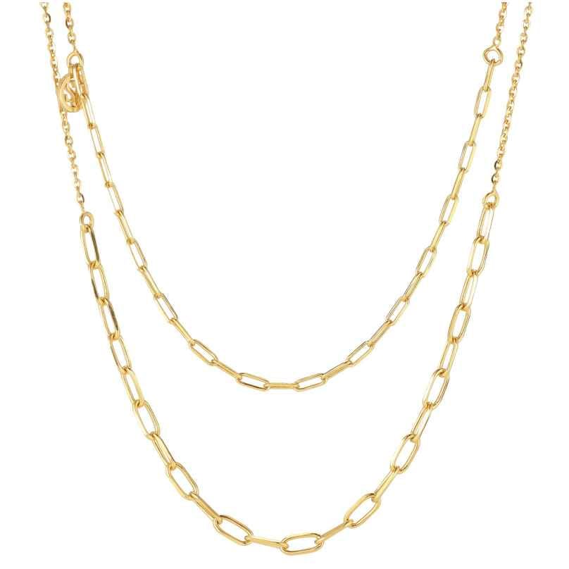 Sif Jakobs Jewellery SJ-C42132-SG Ladies' Necklace Due Gold-Plated Silver 5710698076427