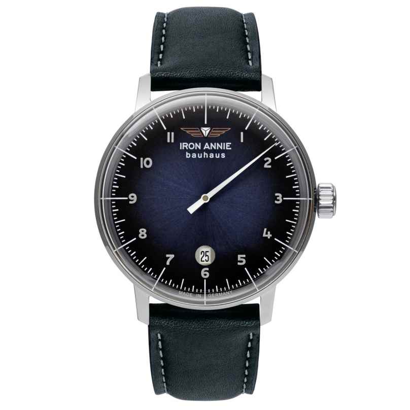 Iron Annie 5042-3 Men's Watch Bauhaus 1 Monotimer Dark Blue 4041338504231