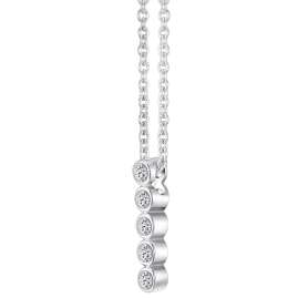 IUN Silver Couture AN005-WW Necklace Silver 925 Cubic Zirconia