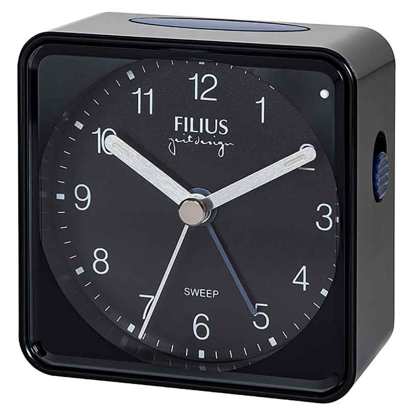 Filius 0526-7 Quarz-Wecker mit Leisegang 7,5 x 7,5 cm 4045346095941