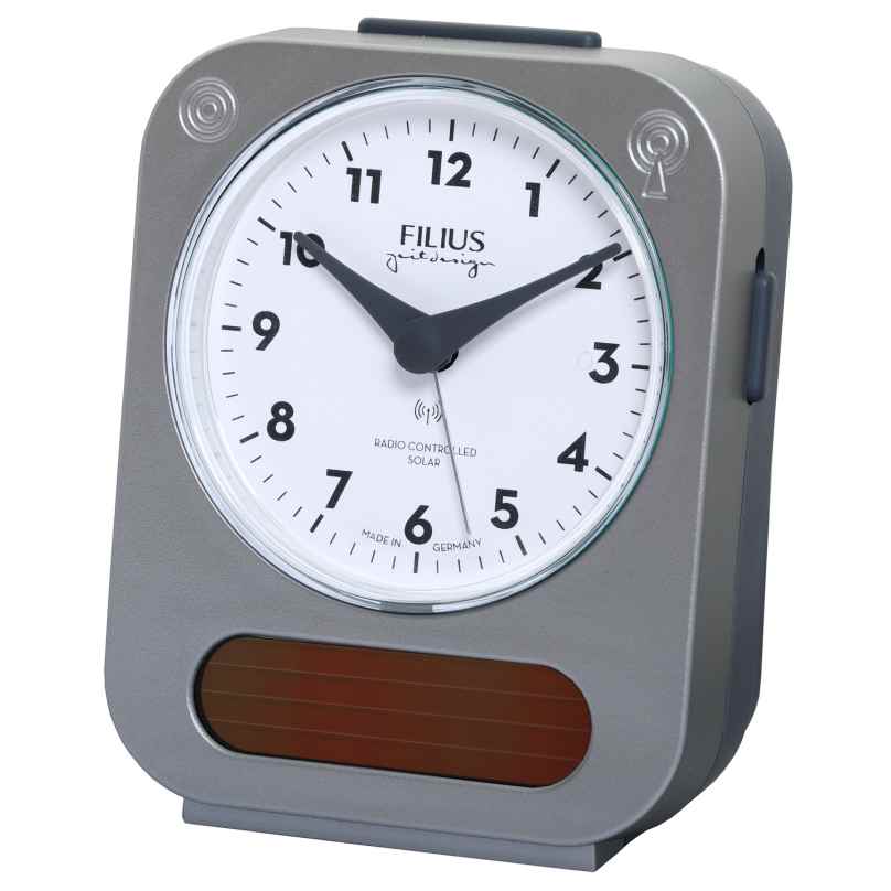 Filius 0543-14 Radio-Controlled Solar Alarm Clock 4045346111412