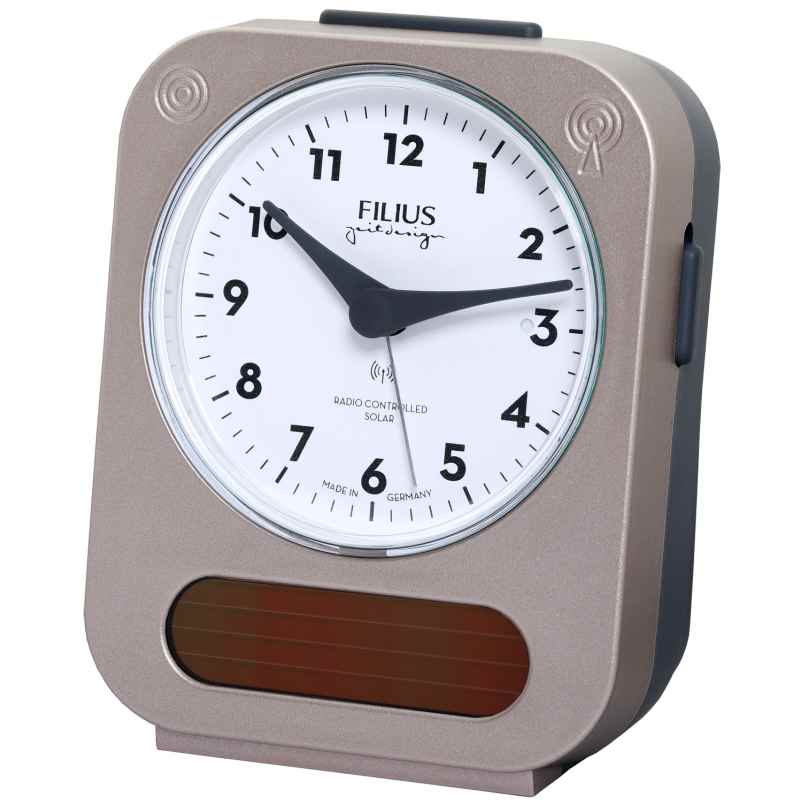 Filius 0543-18 Solar Radio-Controlled Alarm Clock 4045346111429