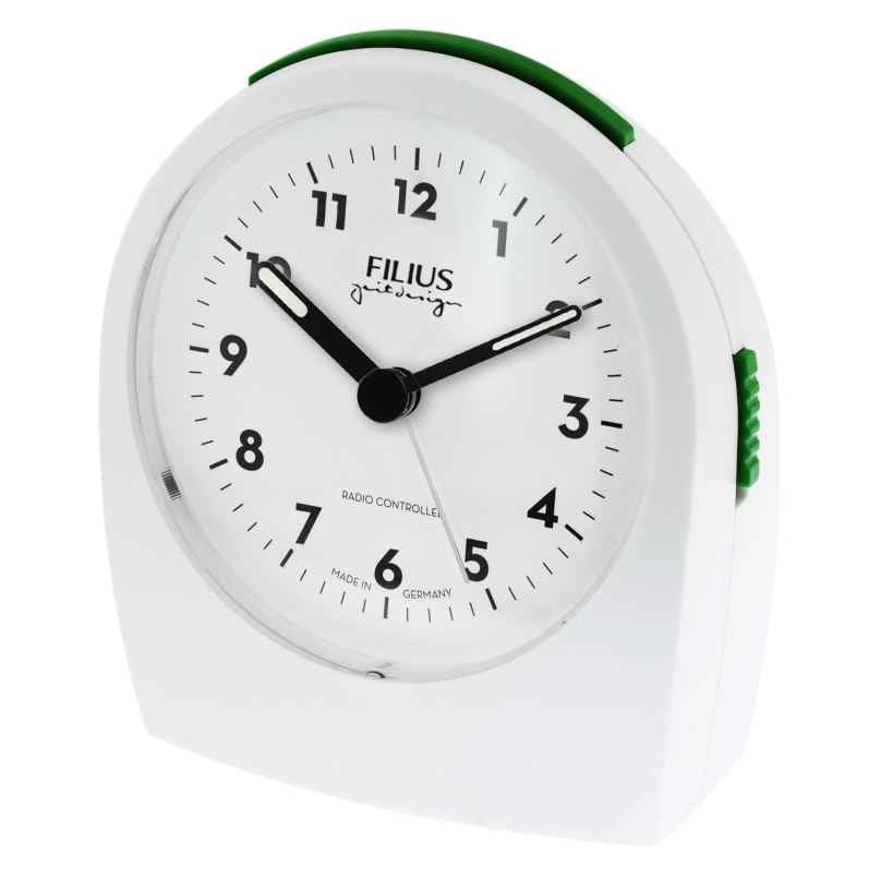 Filius 0545-0 Radio-Controlled Alarm Clock White 4045346114604