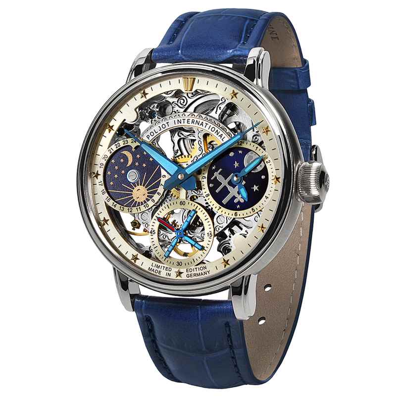 Poljot International 9931.2940566 Men's Watch Hand-Winding Orbita Blue 4260479168151