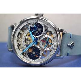 Poljot International 9931.2940555 Men's Watch Hand-Winding Orbita Grey/Turquoise