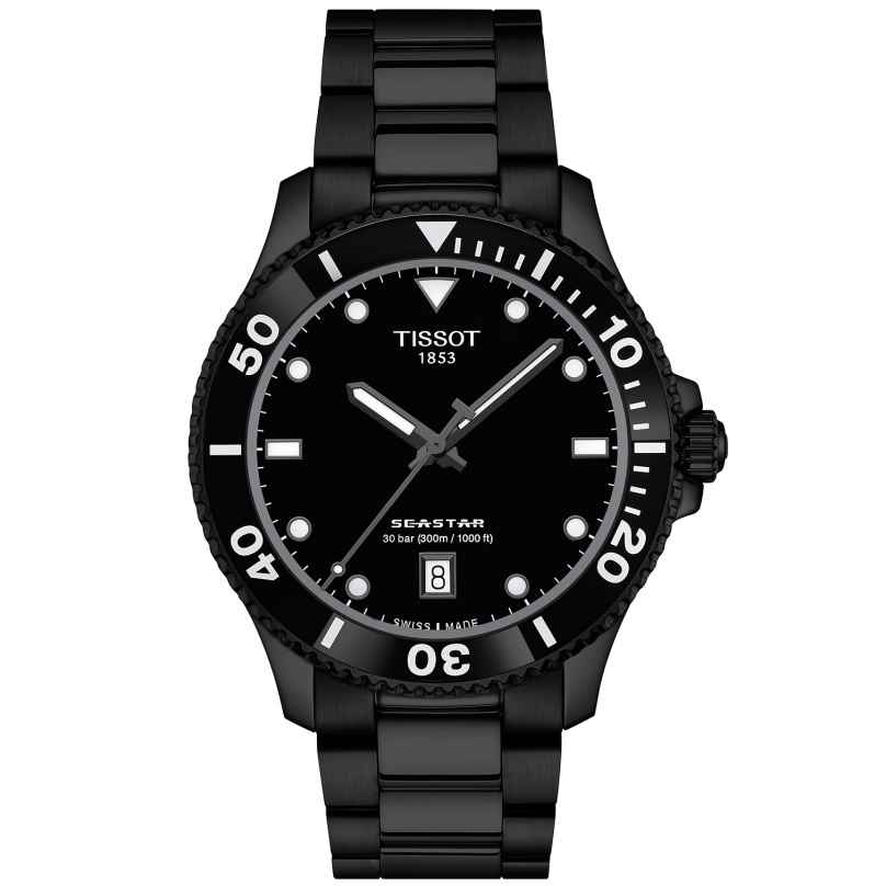 Tissot T120.410.33.051.00 Taucheruhr Seastar 1000 Quarz Schwarz 7611608322802