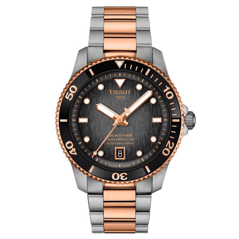 Tissot T120.807.22.051.01 Diver's Watch Automatic Seastar 1000 Two Tone 7611608322062