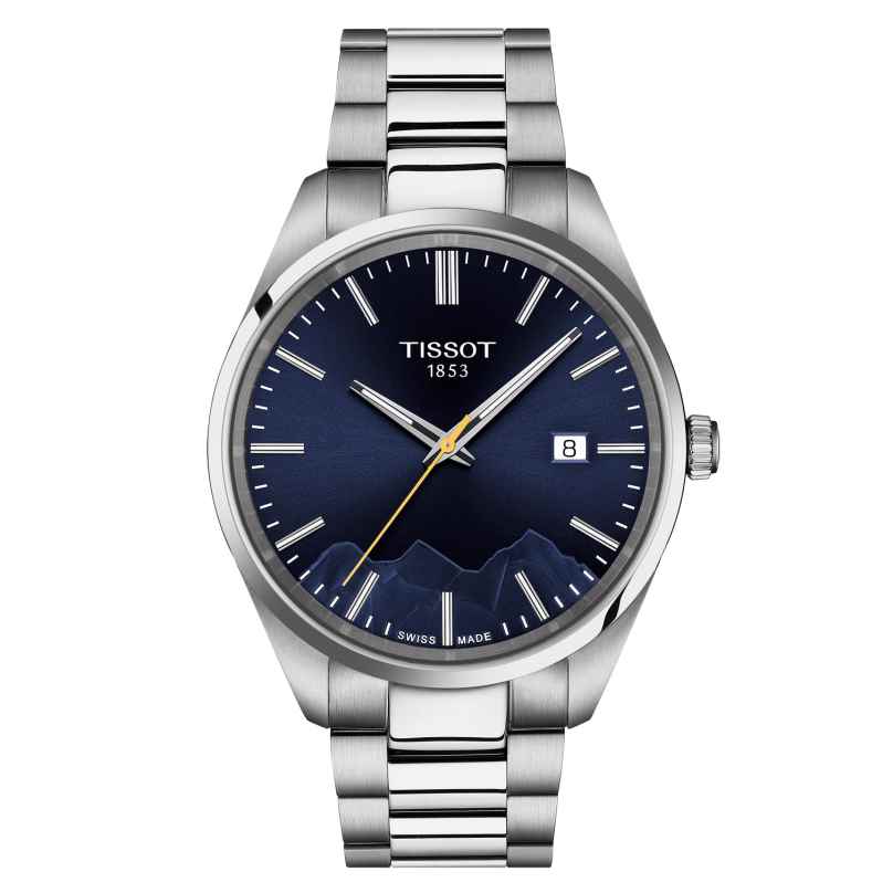 Tissot T150.410.11.041.02 Herrenuhr PR 100 Quarz Jungfraubahn 40 mm Blau 7611608322147