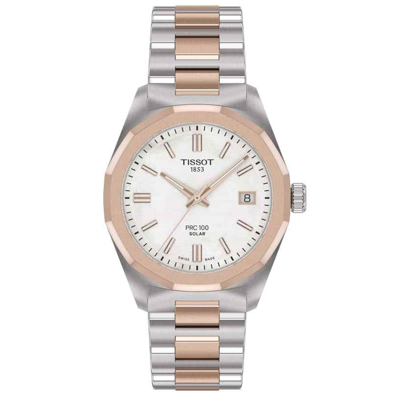 Tissot T1518222211100 Damen-Solaruhr PRC 100 Zweifarbig 7611608322925