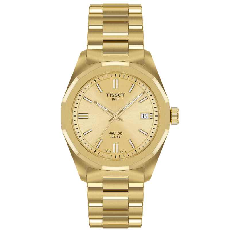 Tissot T1518223302100 Damen-Solaruhr PRC 100 Goldfarben 7611608322949