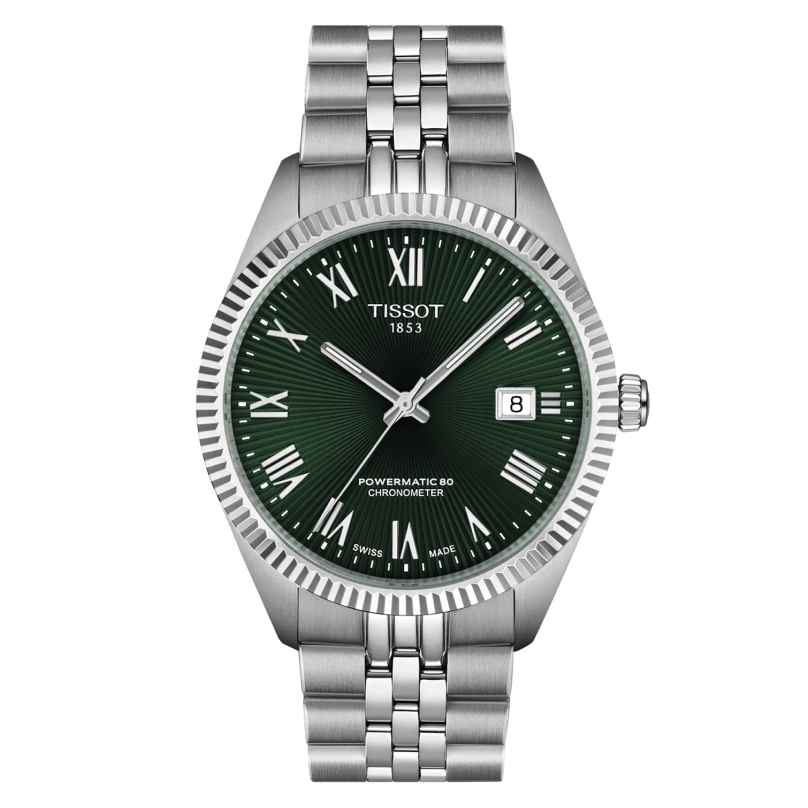 Tissot T156.408.11.093.00 Men's Watch Powermatic 80 COSC Ballade 39 mm Green 7611608325407