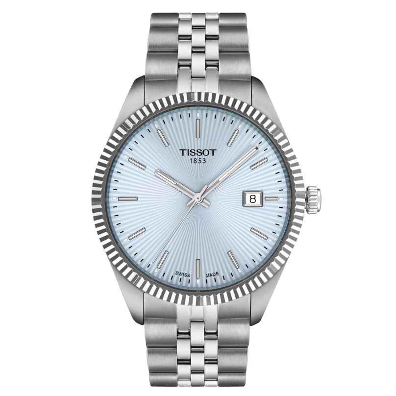 Tissot T156.410.11.351.00 Herrenuhr Quarz Ballade 40 mm Stahl/Hellblau 7611608330029