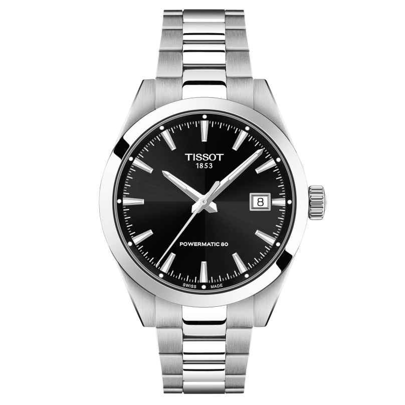 Tissot T1658071105100 Herrenarmbanduhr Automatik Gentleman 38 mm Schwarz 7611608329726