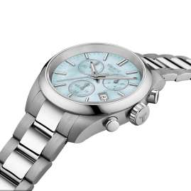 Tissot T1502171113100 Women´s Chronograph Wristwatch PR 100 Light Blue 36 mm