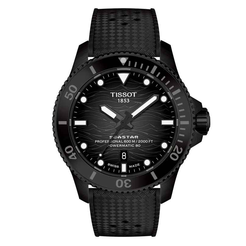 Tissot T1209073705100 Taucheruhr Seastar 2000 Herrenuhr Automatik 60 Bar 7611608330814
