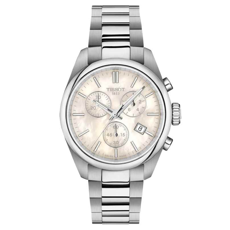 Tissot T1502171111100 Damenuhr Chronograph PR 100 36 mm 7611608331163