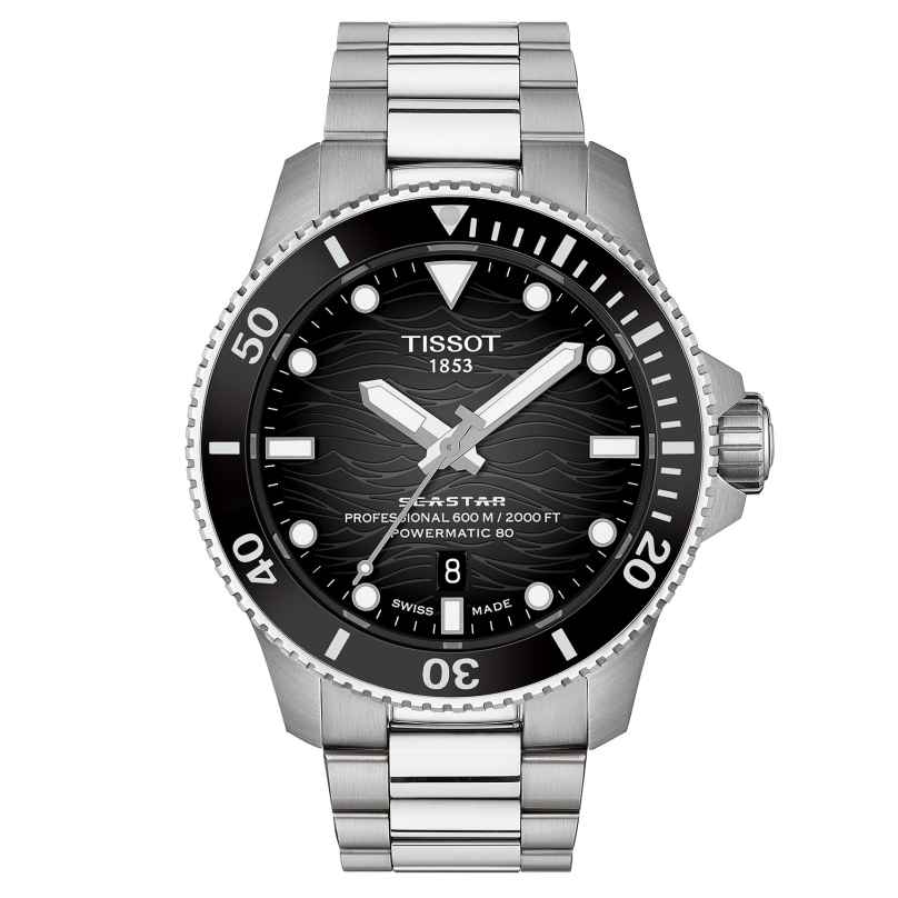 Tissot T1209071105100 Taucheruhr Seastar 2000 Herrenuhr Automatik 60 Bar 7611608330753