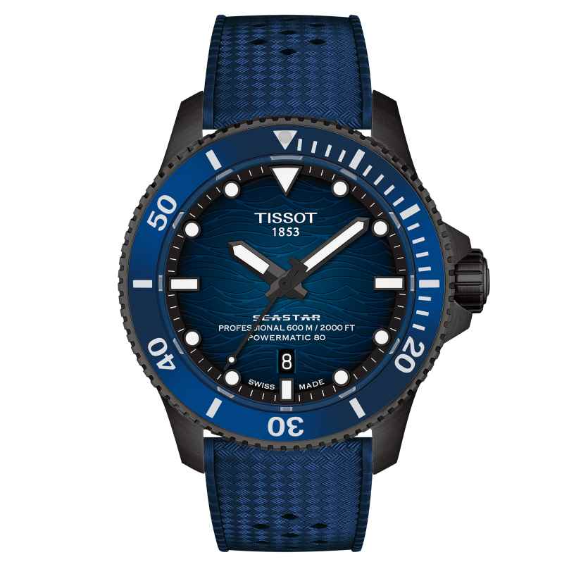Tissot T1209073704100 Taucheruhr Seastar 2000 Herrenuhr Automatik 60 Bar 7611608330838
