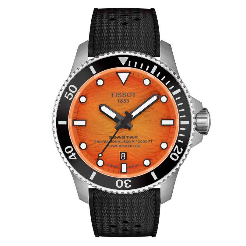 Tissot T1209071728100 Automatikuhr Seastar 2000 Herrenuhr für Taucher 60 Bar 7611608330791