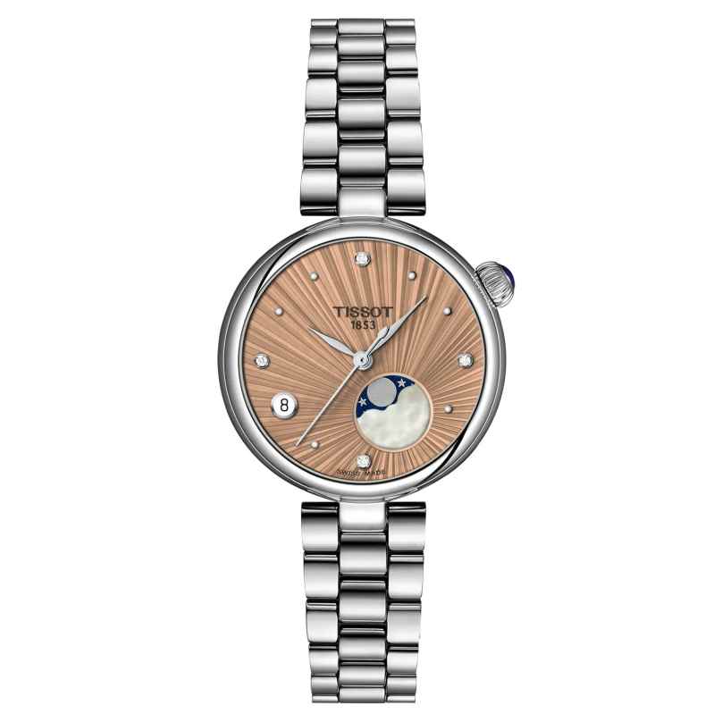 Tissot T1522231154600 Ladies´ Wristwatch Désir Moon Phase Beige 7611608330708