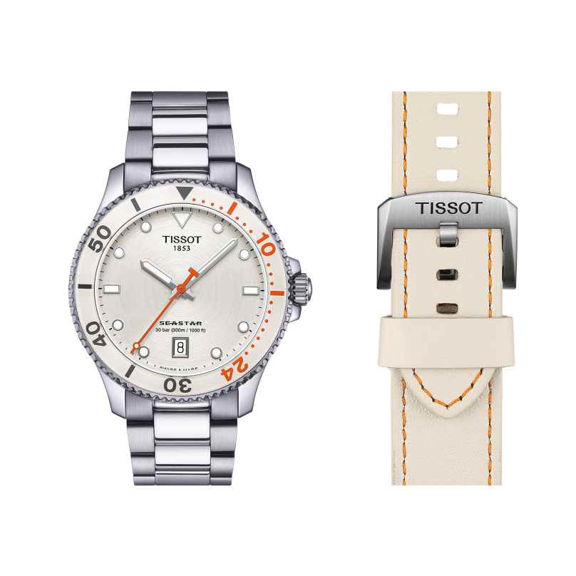 Tissot T1204101101100 Taucheruhr Seastar 1000 FIBA 2026 40 mm 7611608332788