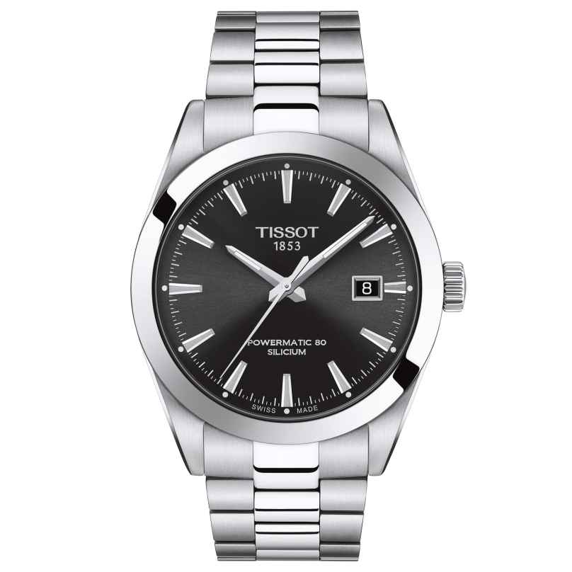 Tissot T127.407.11.051.00 Men's Wristwatch Gentleman Powermatic 80 Silicium 7611608292709