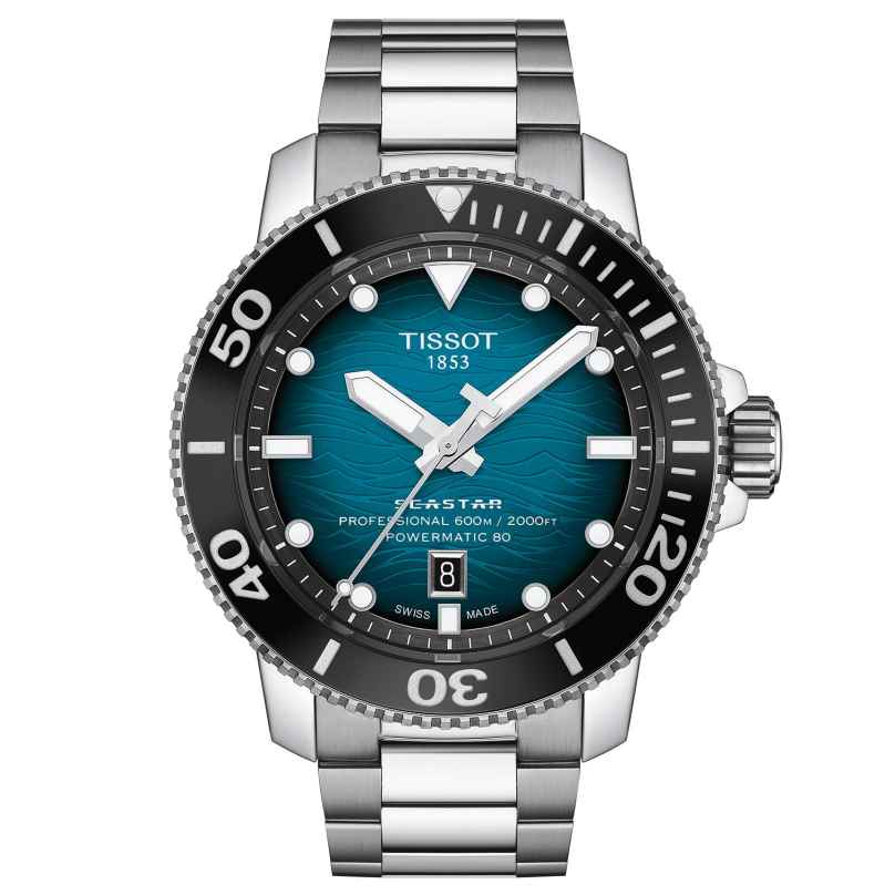 Tissot T120.607.11.041.00 Men's Divers Watch Seastar 2000 Pro Turquoise 7611608300220