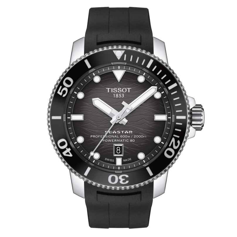 Tissot T120.607.17.441.00 Herren-Taucheruhr Seastar 2000 Professional Schwarz 7611608300237