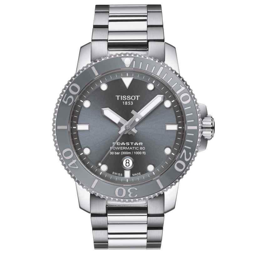 Tissot T120.407.11.081.01 Divers Watch Seastar 1000 Powermatic 80 Grey 7611608299654