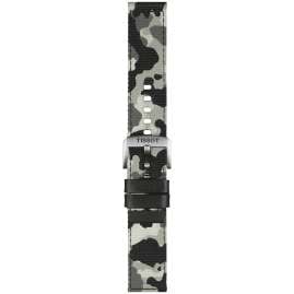 Tissot T852.046.771 Watch Strap 22 mm Textile Camouflage