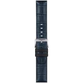 Tissot T852.046.765 Watch Strap 22 mm Leather/Rubber Blue