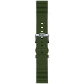 Tissot T852.047.177 Watch Strap 22 mm Silicone Khaki