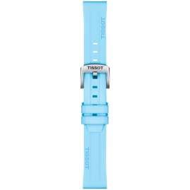 Tissot T852.047.450 Watch Strap 18 mm Silicone Light Blue